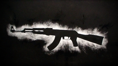 Guns assault rifle ak-47