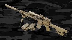 Guns camouflage Colt M4a1