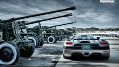 Guns cars artillery Koenigsegg top gear koenigsegg agera jet 