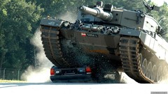 Guns cars Austria tanks crush Leopard 2 Austrian Armed Forces
