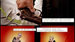 Guns comic strip science fiction Beretta artwork comic books 