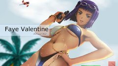 Guns cowboy bebop Faye