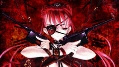 Guns eyepatch anime girls