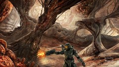 Guns flood science fiction halo concept art artwork digital art 