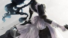 Guns glasses anime girls black lagoon meganekko maid costumes 