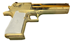 Guns gold weapons handguns