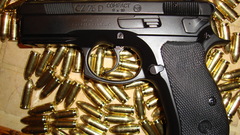 Guns hands weapons ammunition