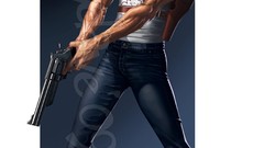 Guns killers Photo manipulation