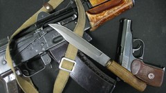 Guns Knives Kalashnikov Colt ak-47 Makarov