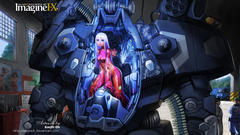 Guns mecha plugsuit white