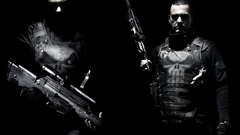 Guns Men grayscale The