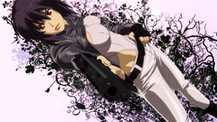 Guns Motoko Kusanagi red