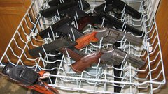 Guns revolvers weapons