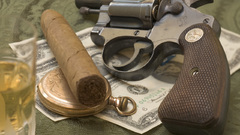 Guns revolvers weapons