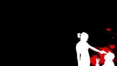 Guns silhouettes execution black