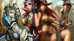 Guns steampunk ammunition Print Champions League of Legends vi 