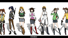 Guns weapons kisaragi chihaya