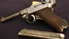 Guns weapons Luger pistols