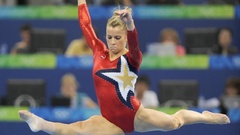 Gymnast flexible woman arms