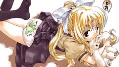 Hair ornaments blondes panties