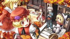 Hakurei reimu touhou kirisame marisa Morichika Rinnosuke Aki 