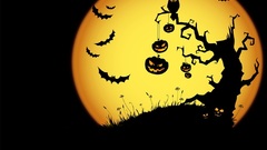 Halloween moon Jack O