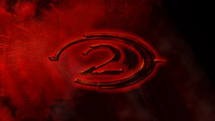 Halo logo red game