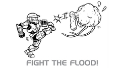 Halo master chief flood