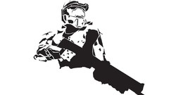 Halo master chief stencil