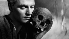 Hamlet monochrome grayscale Laurence Olivier
