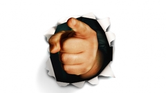 Hand high pointing istock Resolution