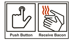 Hands bathroom funny bacon