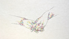 Hands dirty hipster 80's