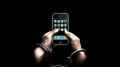Hands handcuffs iphone chains
