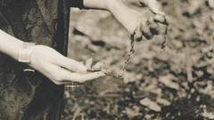 Hands monochrome chains Ellen Rogers