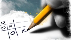 Hands Pencils Tic Tac Toe