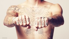 Hands tattoos True Love