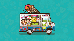 Happy cars ice cream