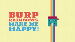 Happy vectors crazy rainbows