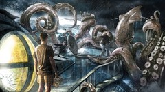 Harpoon octopuses 20 000 Leagues Under the Sea