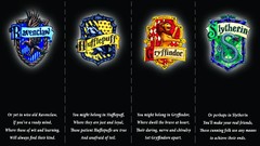 Harry potter logos Hogwarts Gryffindor Slytherin Hufflepuff 