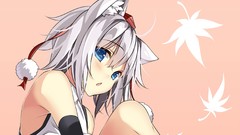 Hats autumn leaves blue eyes short hair turtles touhou open 