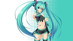 Hatsune miku Green vocaloid
