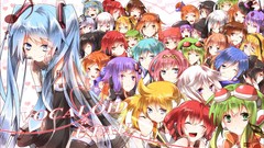 Hatsune miku vocaloid megurine luka kagamine len kagamine rin 