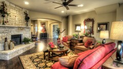 hdr indoors room living rooms couch interior