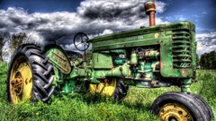 HDR Photography tractors John Deere