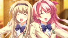 Head Anime pink hair long hair seifuku sakihata rimi Chaos Head