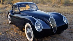 Head retro jaguar Coupé Jaguar XK120-C