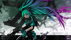 Headphones Aircraft vocaloid hatsune