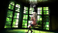 Headphones Anime blondes suemizu yuzuki original characters 